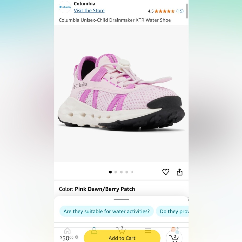 Columbia Unisex-Child Drainmaker XTR Water Shoe